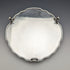 British Vintage Silver Plated Gallery Tray with Legs 25cm Diameter Walker&Hall